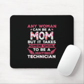 Mama Art Lighting Technician Mutter Mousepad (Mit Mouse)