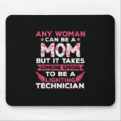Mama Art Lighting Technician Mutter Mousepad (Vorne)