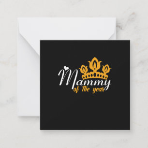Mama Art Mammy of the Year Mitteilungskarte