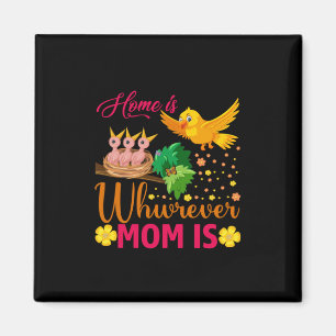 Mama Art Zuhause ist, wo Mama ist Magnet