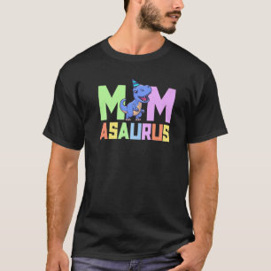 Mama Asaurus Dinosaur Geburtstagsparty TRex Matchi T-Shirt