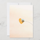 Mama auf dem Weg zum Baby Duschhonig Einladung (Rückseite)