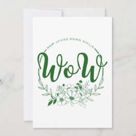 MAMA auf den Kopf Zauber WOW! Feiertagskarte