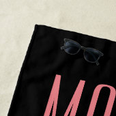 Mama auf der Lose Personalisiert Strandtuch (Beispiel)