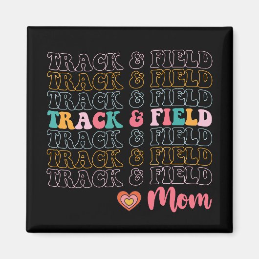 Mama auf der Spur und auf dem Feld - Muttertag Magnet (Vorne)