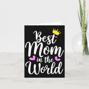 Mama auf der Welt T-Shirt lustig süße Frauen Mutte Karte