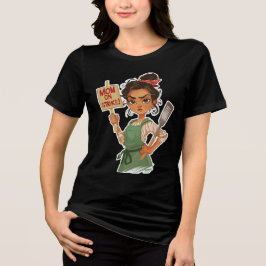 Mama auf Streik Tri-Blend Shirt