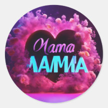 Mama-Aufkleber für Mama
