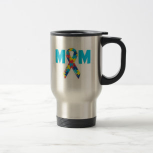 Mama-Autismus-Bewusstseins-Reise-Tasse Reisebecher
