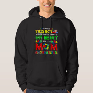 Mama Autismus Bewusstseinsbildung Mutter der Junge Hoodie