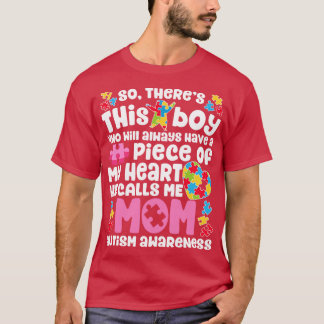 Mama Autismus für Männer Frauen Mädchen Kinder Leh T-Shirt