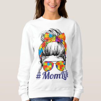 Mama Autistische Autismus Bewusstseinsbildung Frau Sweatshirt