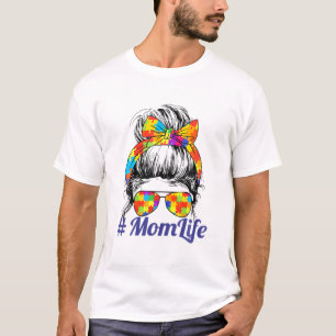Mama Autistische Autismus Bewusstseinsbildung Frau T-Shirt