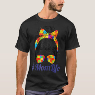 Mama Autistische Autismus Bewusstseinsbildung Frau T-Shirt