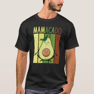 Mama Avocado Mutter Lustiger Avocado Mamacado Yoga T-Shirt