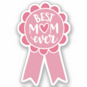 Mama Award Ribbon | Mutterwertgeschenk Aufkleber (Vorderseite)