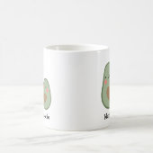 Mama & Baby Avocado , Personalisierte Matchfamilie Kaffeetasse (Mittel)