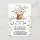 Mama & Baby Bunny Baby Showbook für Babykarte Begleitkarte (Vorderseite)