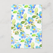 Mama & Baby Bunny Dusche Windeln Raffle Ticket Begleitkarte (Rückseite)