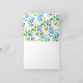 Mama & Baby Elephant Boys Dusche Vielen Dank Dankeskarte (Innenseite)