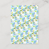 Mama & Baby Elephant Duschdusche Windeln Raffel Ti Begleitkarte (Rückseite)