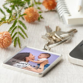 Mama-Baby-Foto Schlüsselanhänger (Seite)