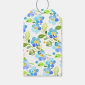 Mama & Baby Fox Dusche Gefallen-Geschenk-Tag Geschenkanhänger (Rückseite)