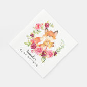 Mama & Baby Fox Girls Duschpapier Napkins Serviette (Ecke)