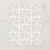 Mama & Baby Giraffe Kindervoraussagen & Ratschläge (Rückseite)