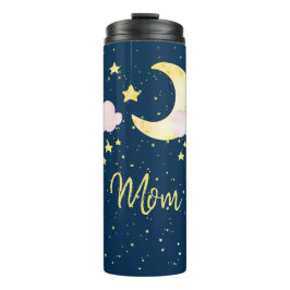 Mama Baby Girl Twinkle Twinkle Little Star-Themed Thermosbecher