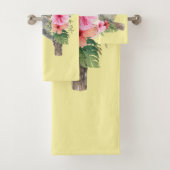 Mama & Baby Koala Bears Niedlich Watercolor Badhandtuch Set (Insitu)