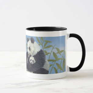 Mama & Baby Panda Tasse