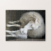 Mama & Baby Sheep Puzzle (Horizontal)