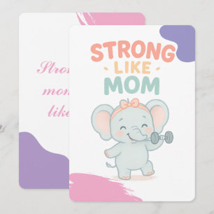 Mama Baby Shower Einladungskarte Einladung