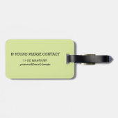 Mama & Baby Sloth Anpassbare Gepäckmarke Gepäckanhänger (Rückseite horizontal)