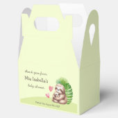 Mama & Baby Sloth - Baby Showboxen Geschenkschachtel (Geöffnet)