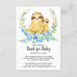 Mama & Baby Sloth Duschbuch für Babykarte Begleitkarte