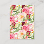 Mama & Baby Sloth Duschduschmaschine - Raffel Tick Begleitkarte (Rückseite)