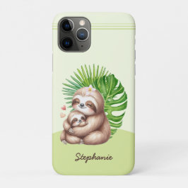Mama & Baby Sloth individuell anpassbar Case-Mate iPhone Hülle