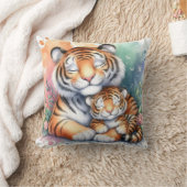 Mama & Baby Tiger Kissen (Decke)