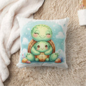 Mama & Baby Turtle Kissen (Decke)