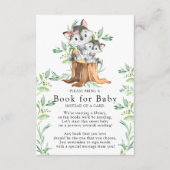 Mama & Baby Wolf Babydusche buchen für Babykarte Begleitkarte (Vorderseite)