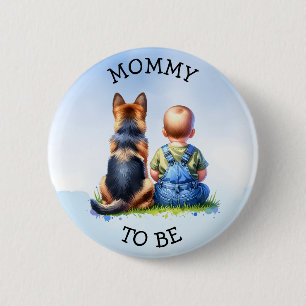 Mama   Babydusche Button