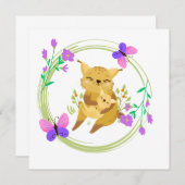 Mama-/Babylynx-/Wildkatzenkarte (Vorne/Hinten)