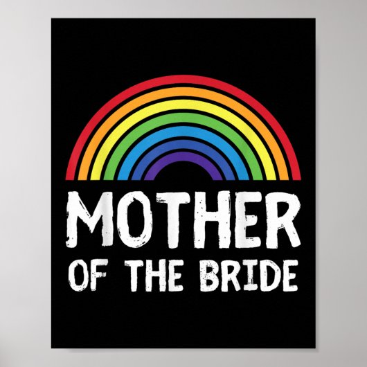 Mama Bachelorette Lesbian Wedd Poster (Vorne)