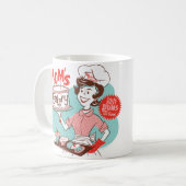 Mama Bäckerei Retro Muttertag Tasse (Vorderseite Links)