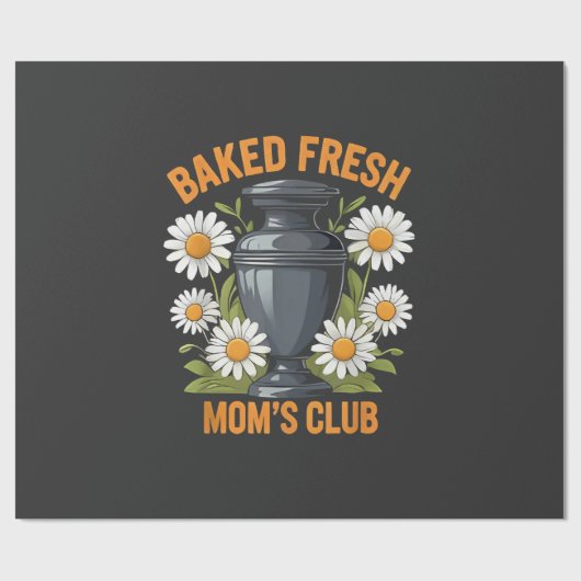 Mama Baked Frische Pasta machen Geschenkpapier (Flach)