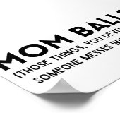 Mama Balls Poster (Ecke)
