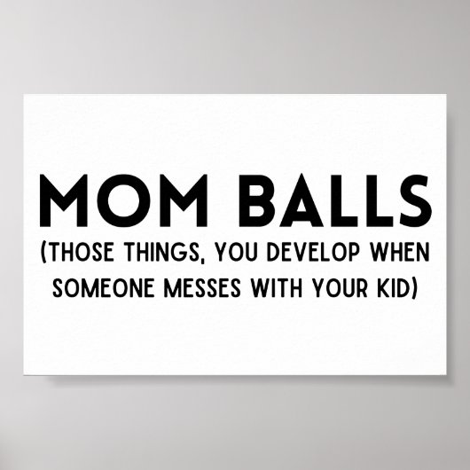 Mama Balls Poster (Vorne)