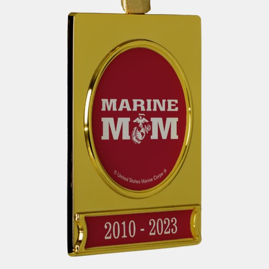 Mama Banner-Ornament Gold (Rechts)